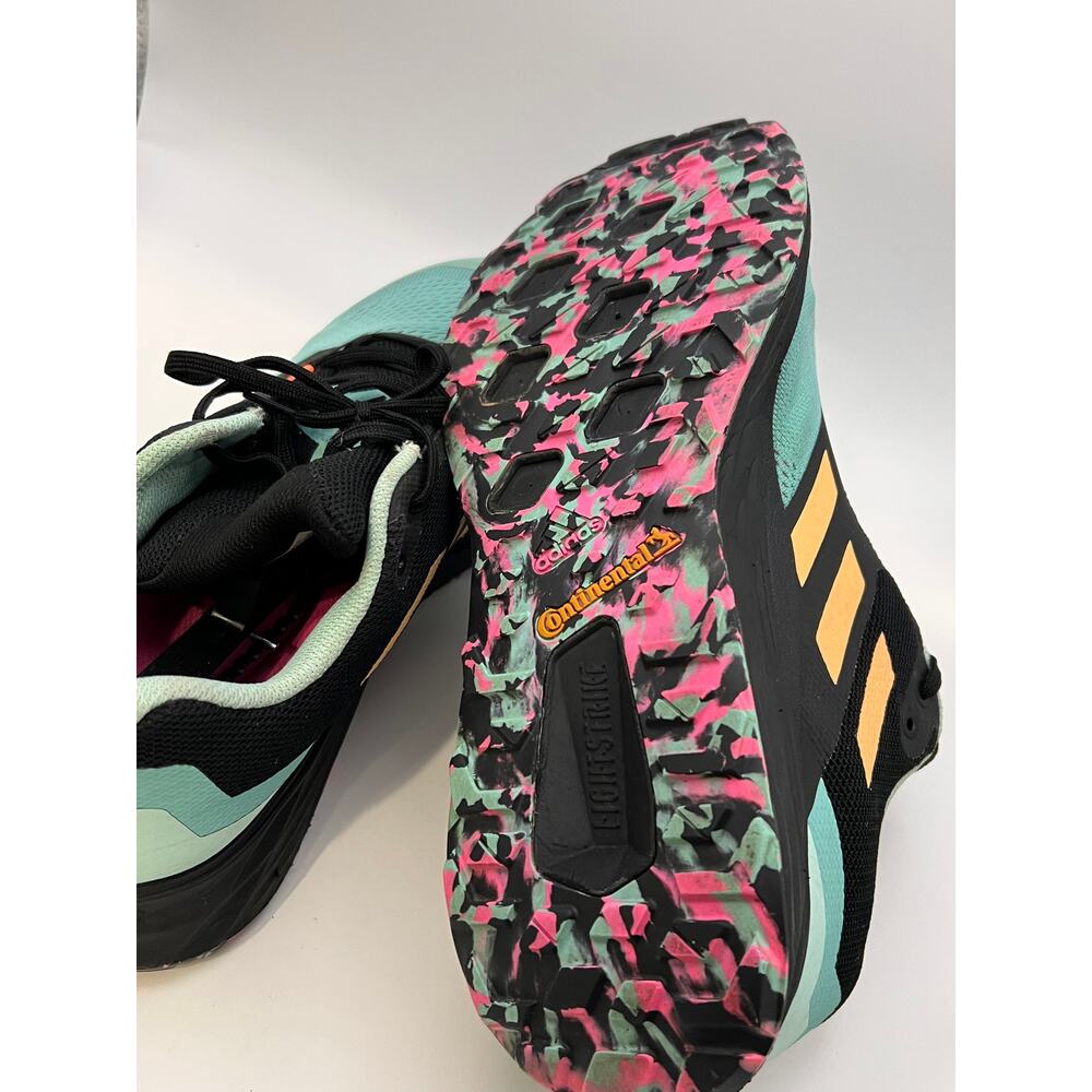 Adidas Terrez Flow Trail Acid Mint Hazy Orange (Size 12) - Picture 3 of 8